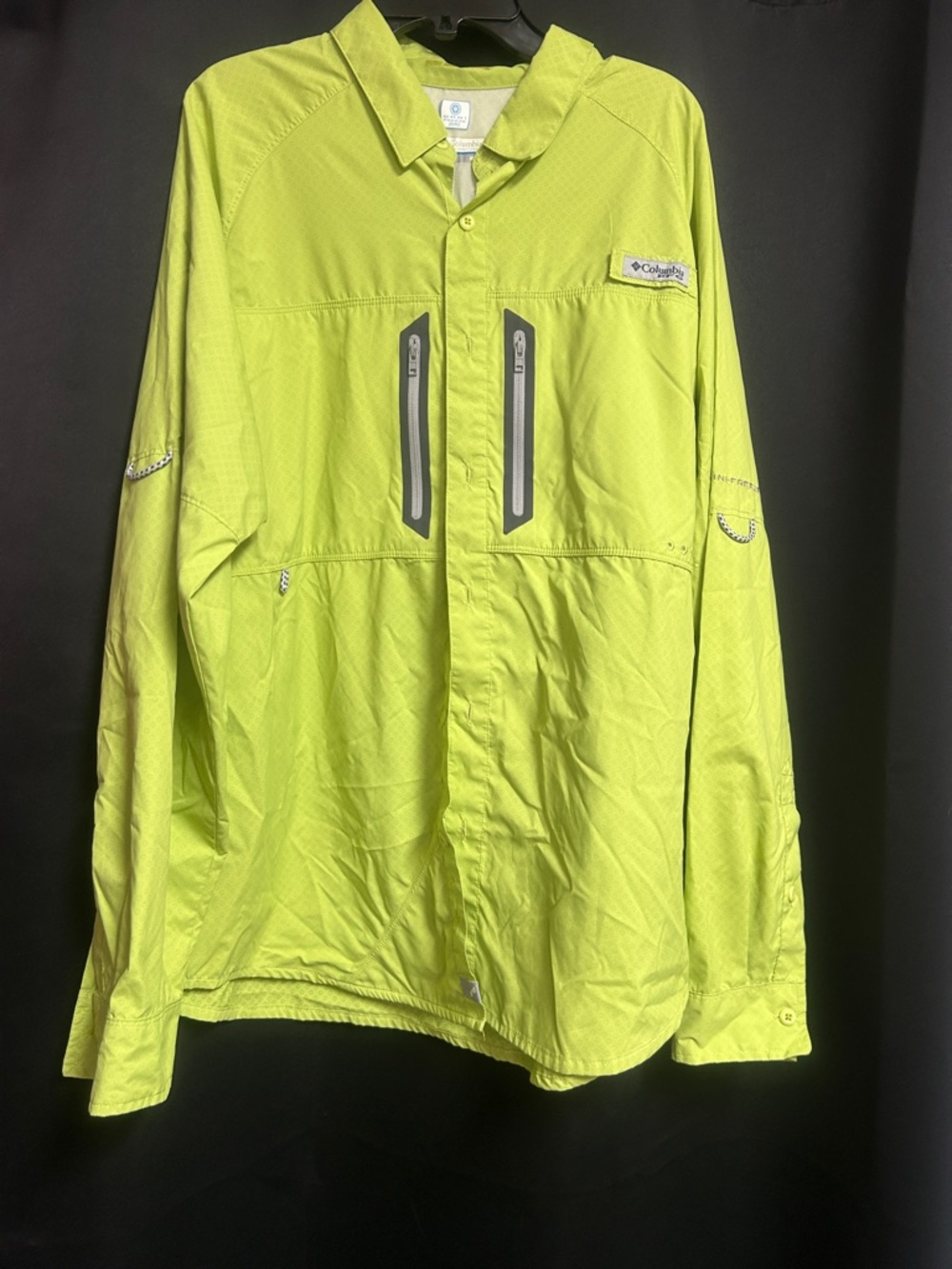 Columbia Men's Lime Green Omni Freeze Shirt